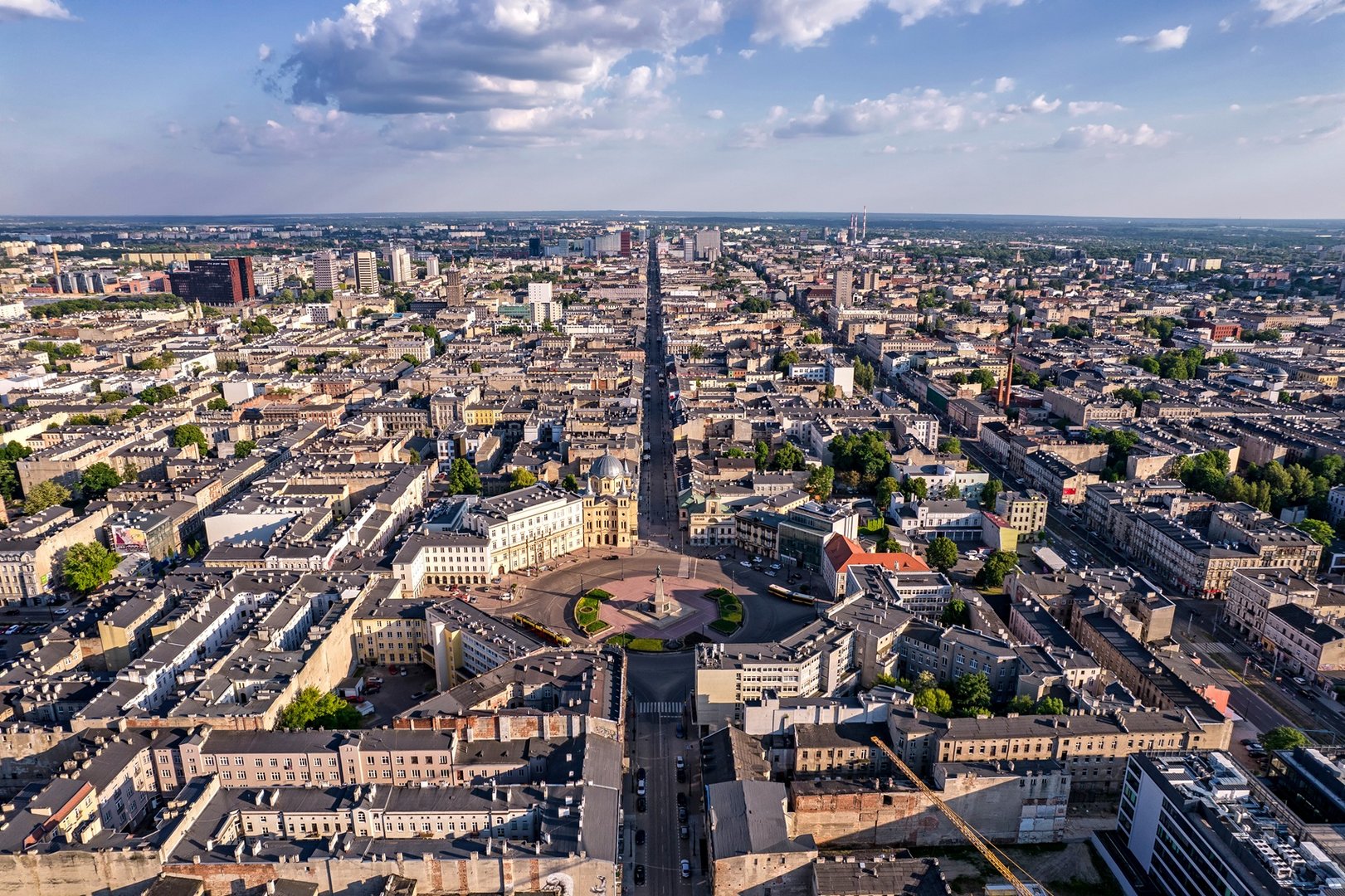 Panorama Łodzi